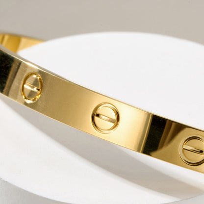 [⭐JeweliWhal]LOVE BRACELET 6.1MM OPEN CUFF