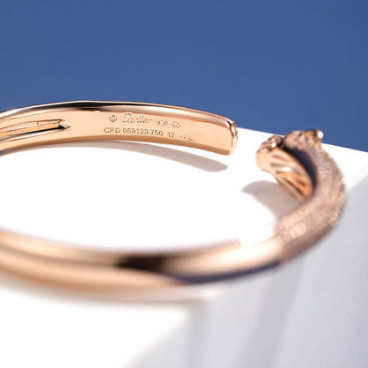 [⭐JeweliWhal]PANTHERE FULL DIAMOND OPEN BRACELET