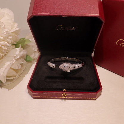 [⭐JeweliWhal]PANTHERE BIG BRACELET DIAMONDS