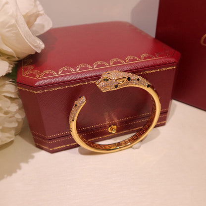 [⭐JeweliWhal]PANTHERE BIG BRACELET DIAMONDS