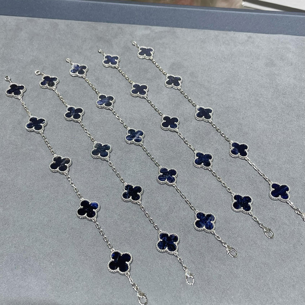 [LUXORA]CLOVER 5 MOTIF PIETERSITE BRACELET COLLECTION