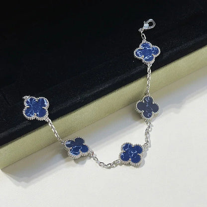 [LUXORA]CLOVER 5 MOTIF PIETERSITE BRACELET COLLECTION