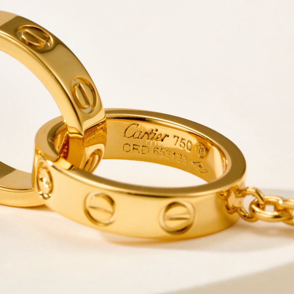 [⭐JeweliWhal]LOVE BRACELET DOUBLE RING