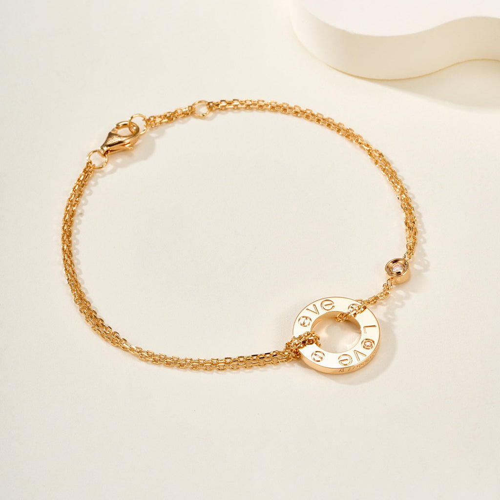 [⭐JeweliWhal]LOVE BRACELET 2 DIAMOND