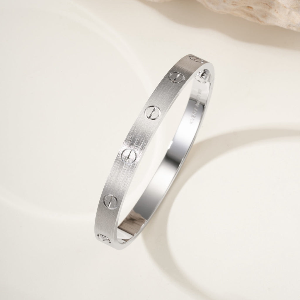[⭐JeweliWhal]LOVE BRACELET 6.1MM BRUSHED
