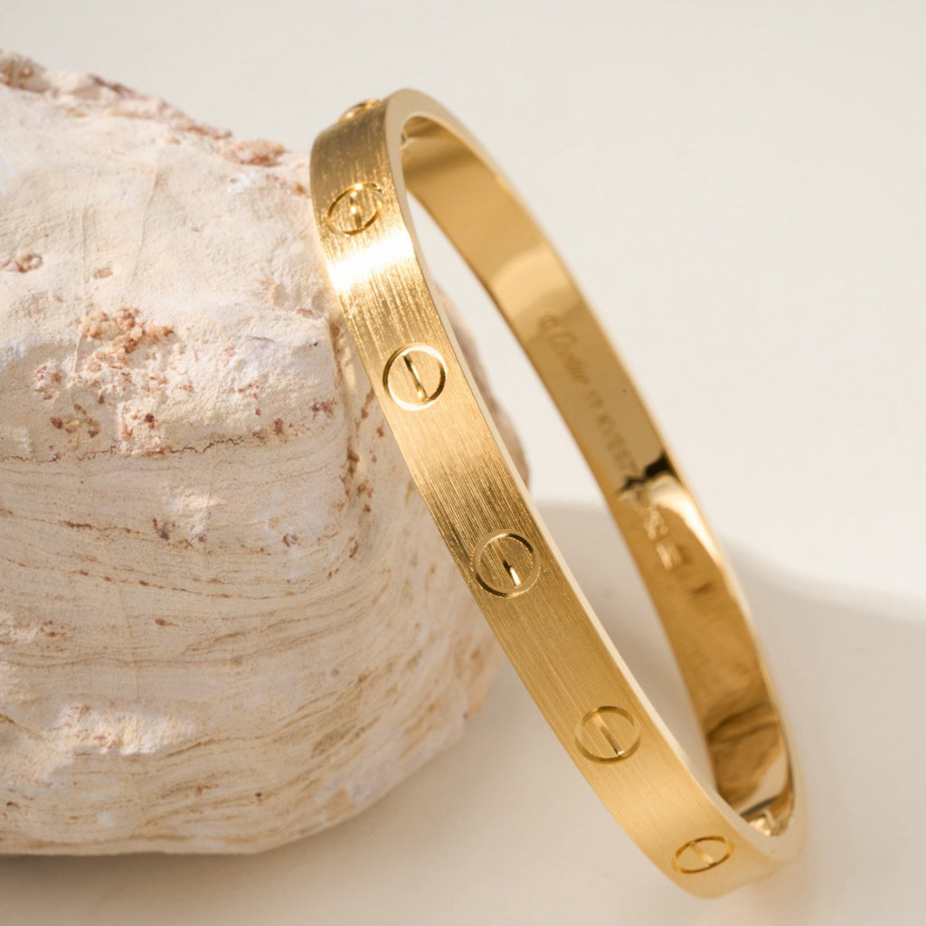[⭐JeweliWhal]LOVE BRACELET 6.1MM BRUSHED