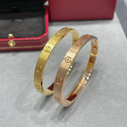 [⭐JeweliWhal]LOVE BRACELET 6.1MM BRUSHED