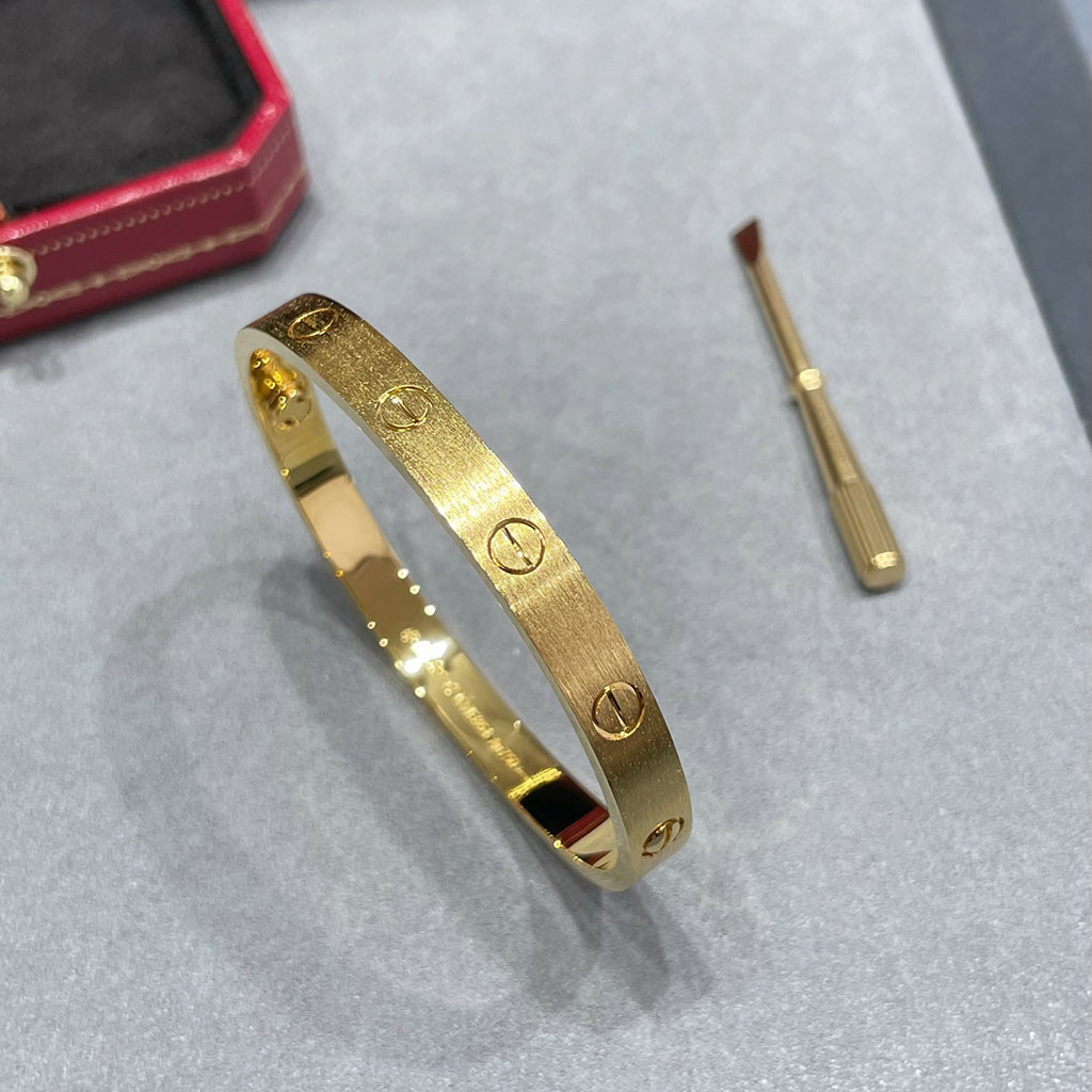 [⭐JeweliWhal]LOVE BRACELET 6.1MM BRUSHED