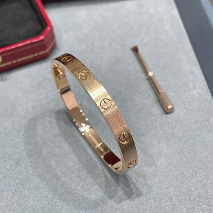 [⭐JeweliWhal]LOVE BRACELET 6.1MM BRUSHED