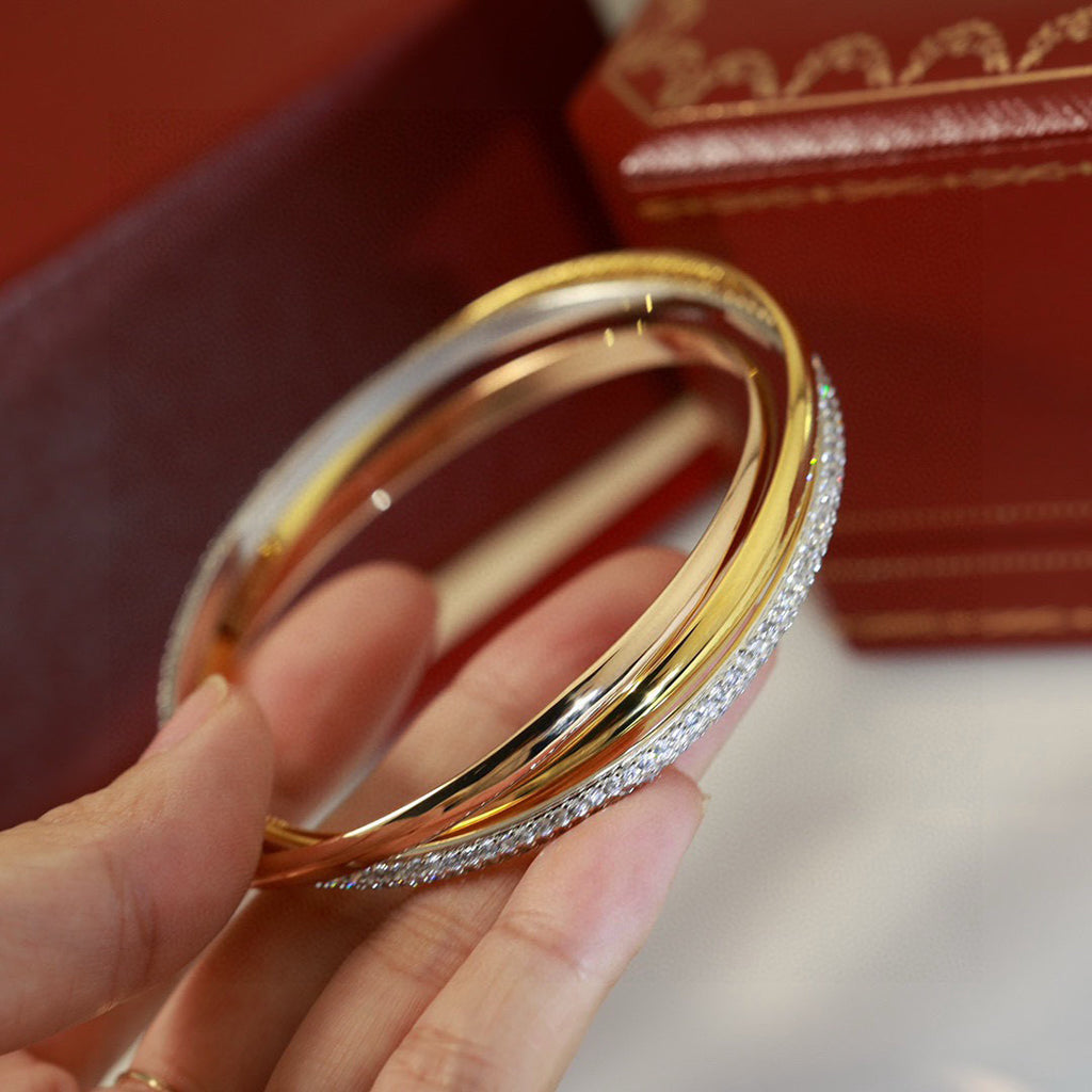 [⭐JeweliWhal]TRINITY 2.8MM SMALL BRACELET