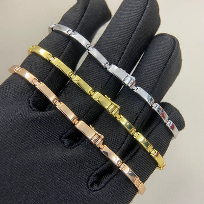 [⭐JeweliWhal]PANTHERE HALF DIAMOND ON CHAIN BRACELET
