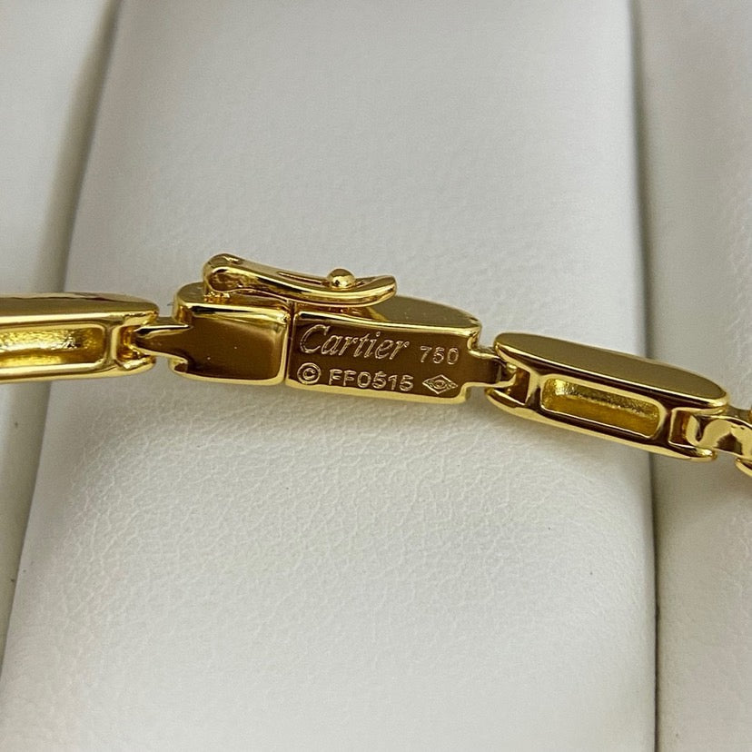 [⭐JeweliWhal]PANTHERE HALF DIAMOND ON CHAIN BRACELET