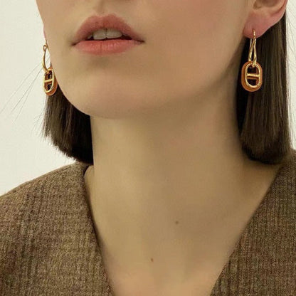 [LUXORA]HM O'MAILLON GOLD EARRINGS