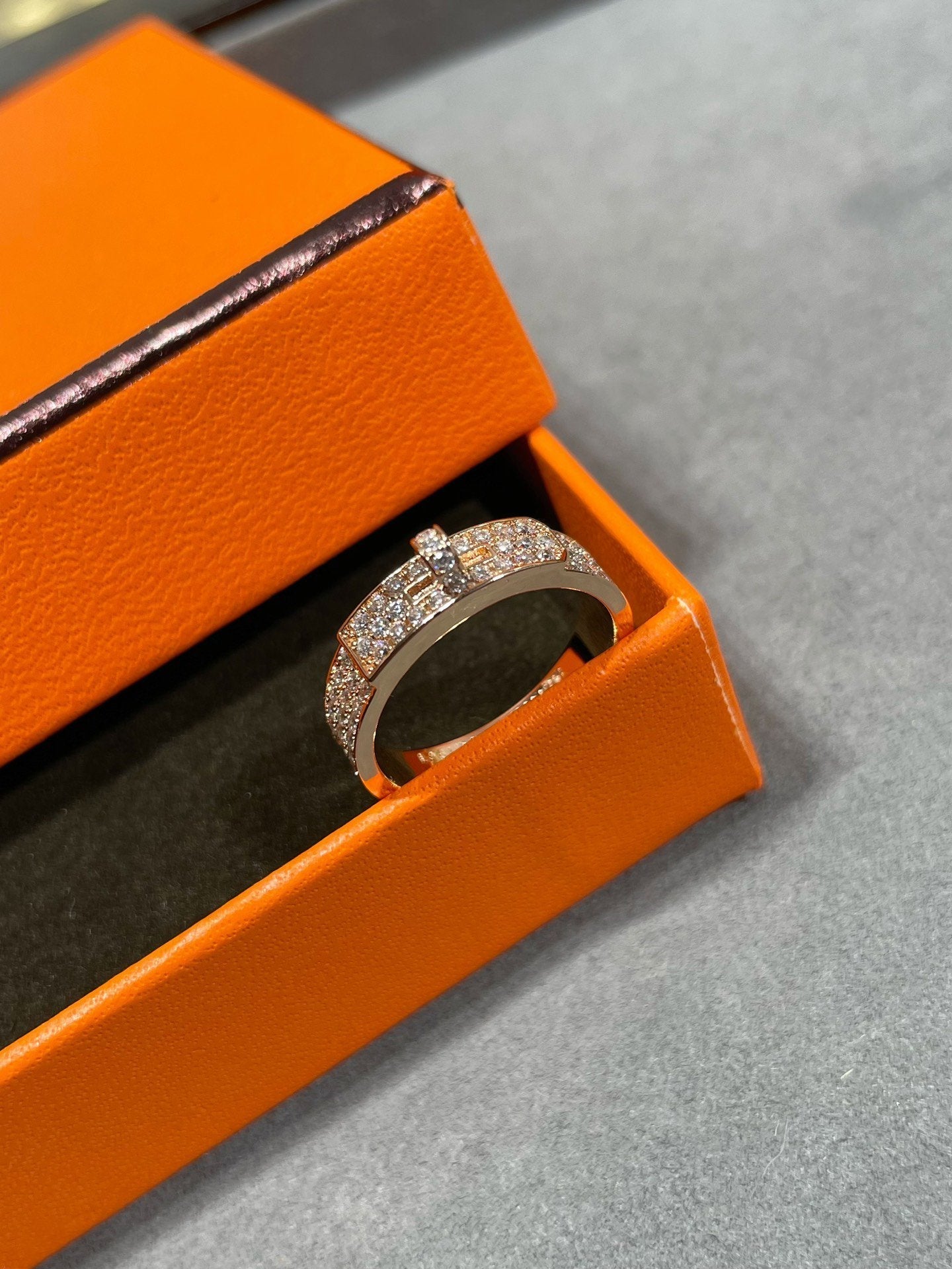 [LUXORA]KELLY PINK GOLD DIAMOND RING