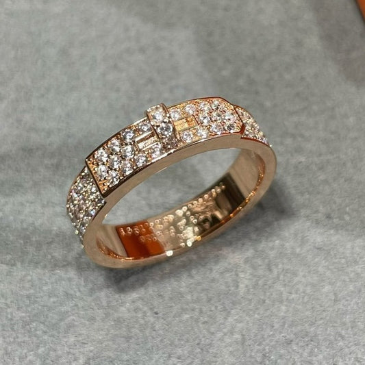 [LUXORA]KELLY PINK GOLD DIAMOND RING