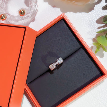 [LUXORA]H RING FULL DIAMOND