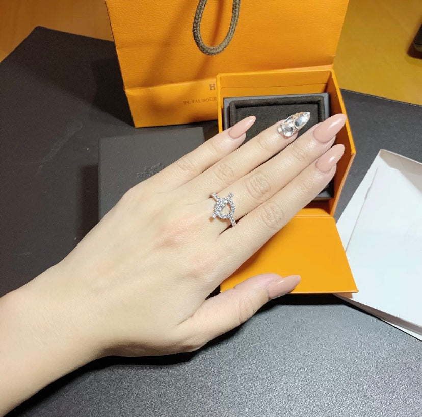 [LUXORA]ECHAPPEE RING SILVER DIAMOND