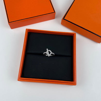[LUXORA]ECHAPPEE RING SILVER DIAMOND