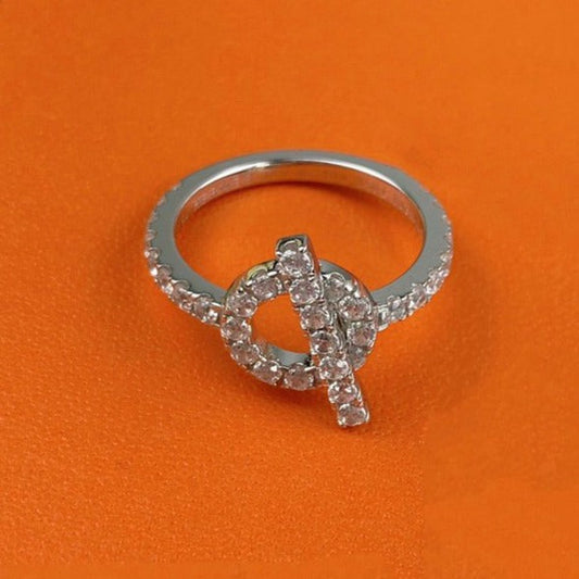 [LUXORA]ECHAPPEE RING SILVER DIAMOND