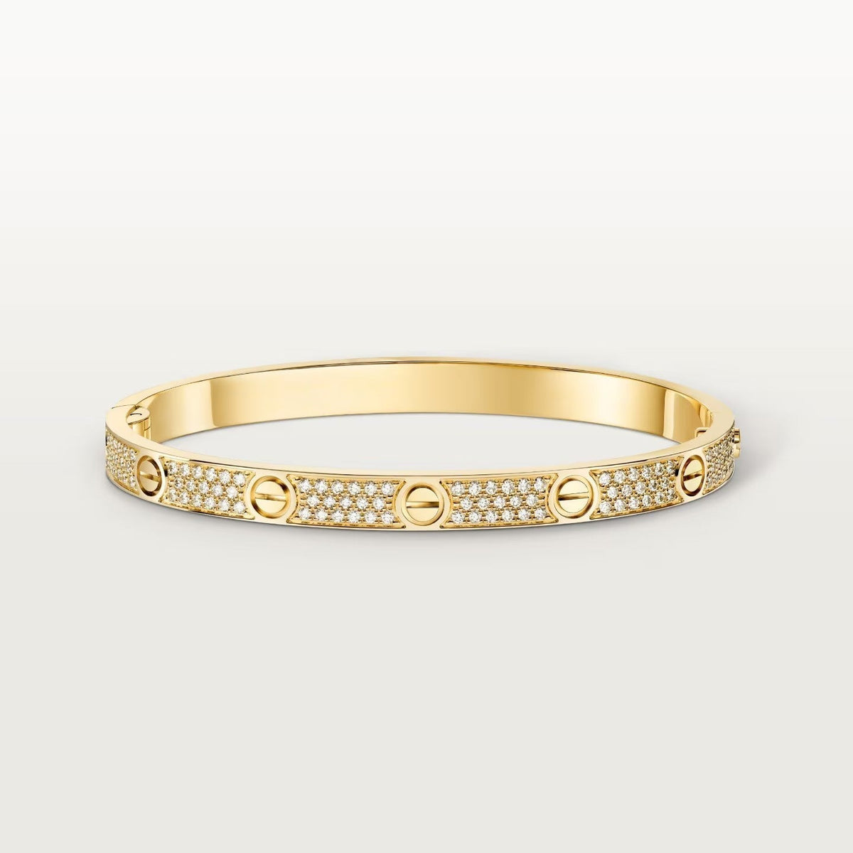 [⭐JeweliWhal]LOVE BRACELET 4.8MM DIAMOND-PAVED