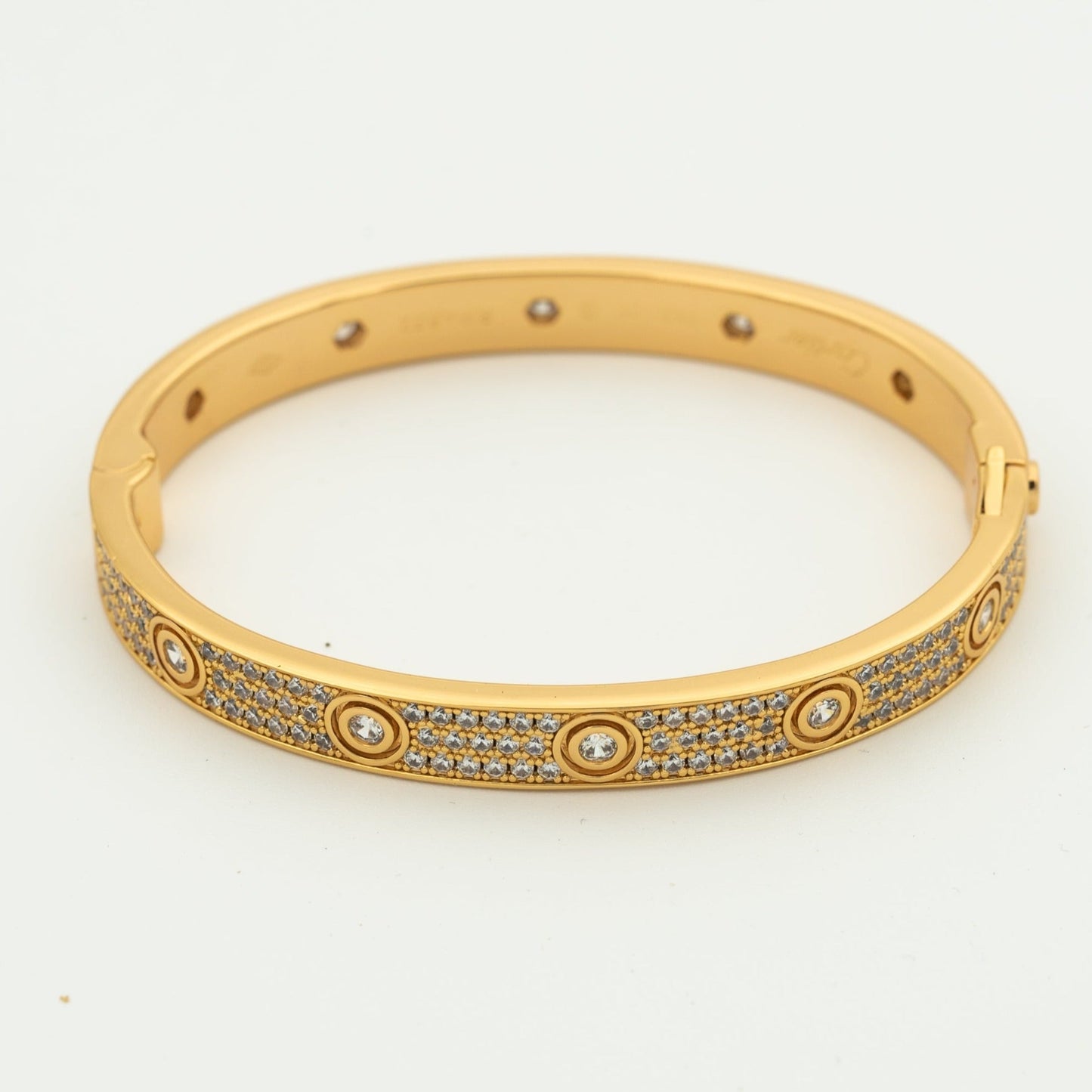 [LUXORA]LOVE BRACELET 6.1MM DIAMOND-PAVED 10 BIG DIAMONDS