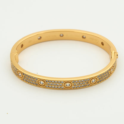 [LUXORA]LOVE BRACELET 6.1MM DIAMOND-PAVED 10 BIG DIAMONDS