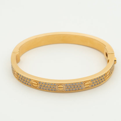 [LUXORA]LOVE BRACELET 6.1MM DIAMOND-PAVED