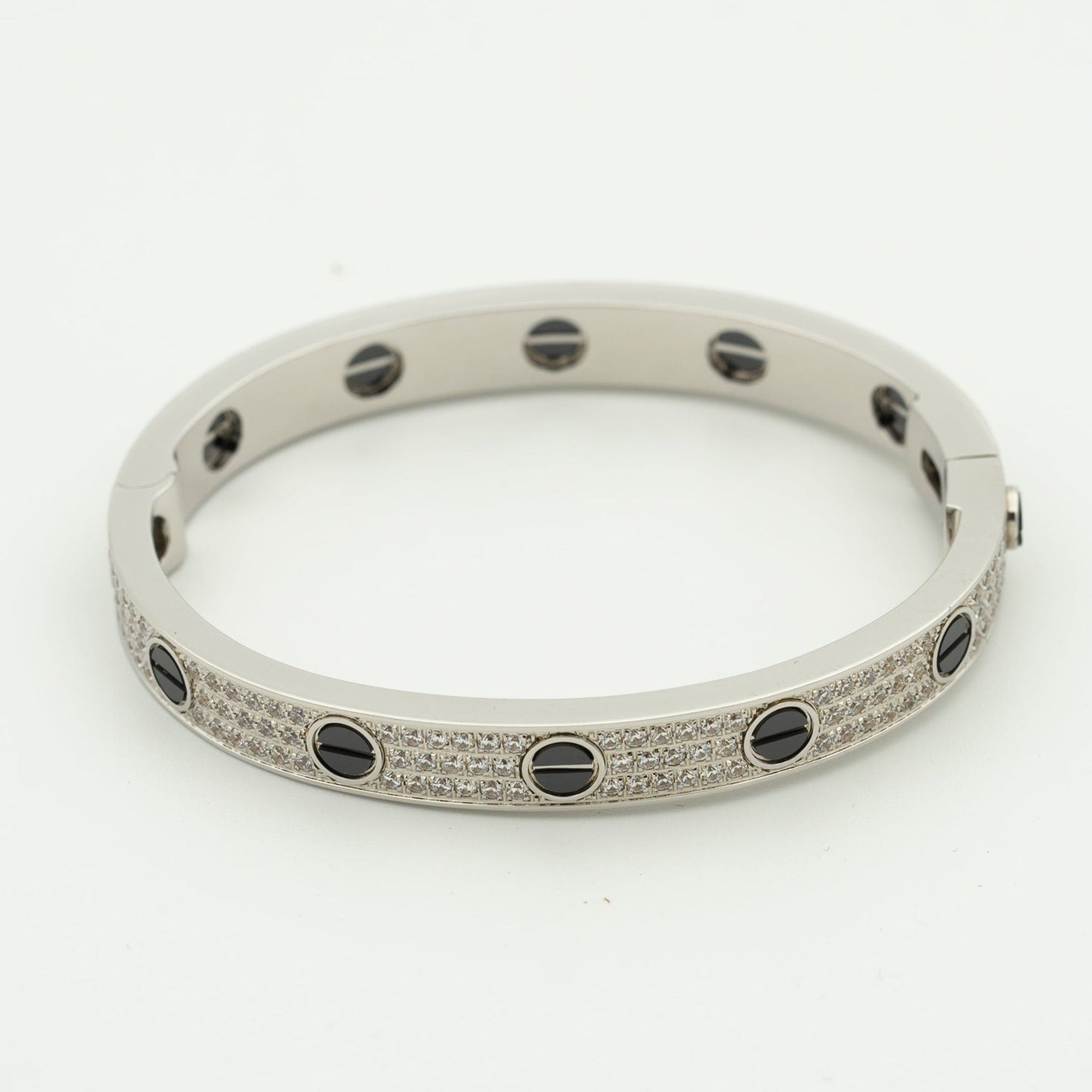 [LUXORA]LOVE BRACELET 6.1MM DIAMOND-PAVED CERAMIC