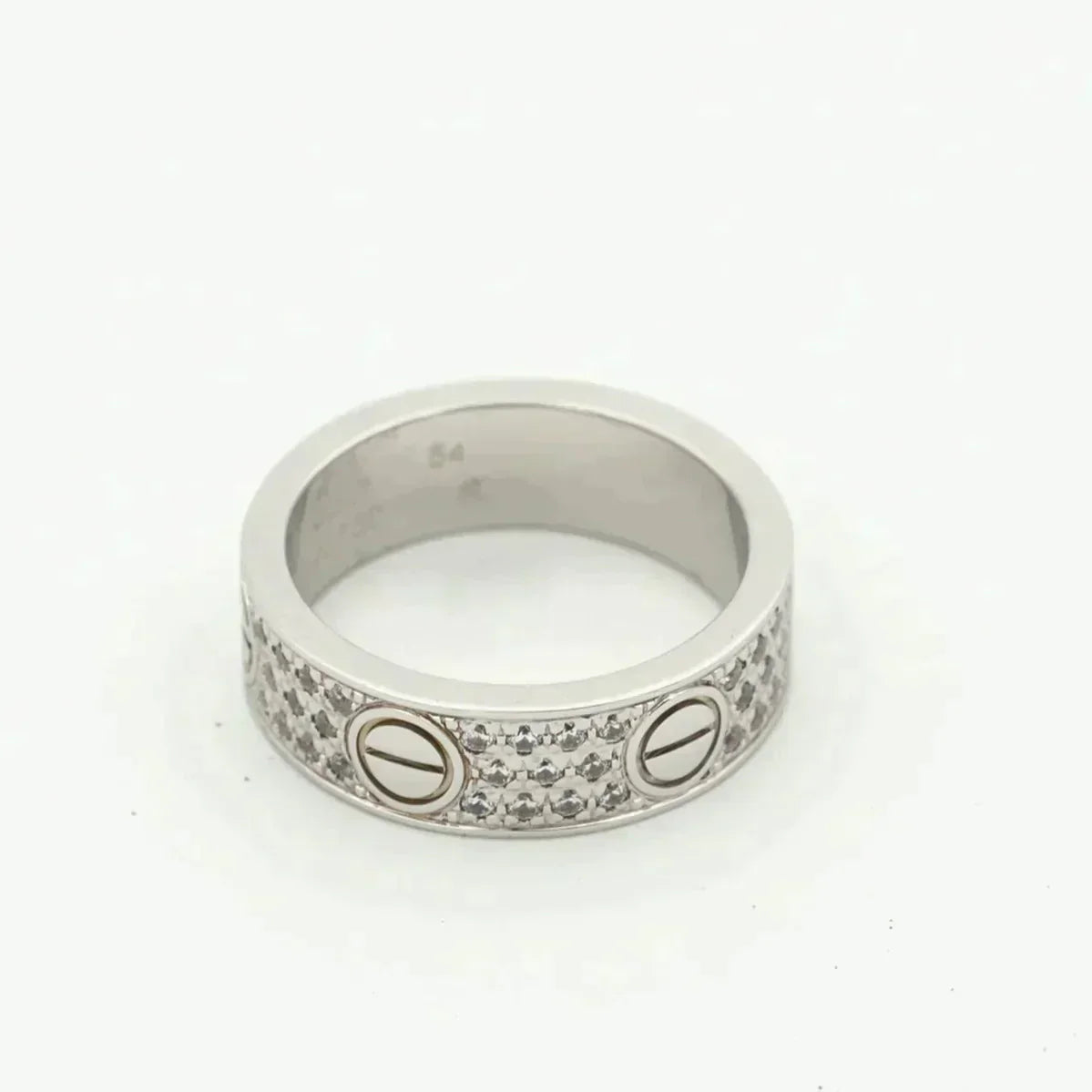 [LUXORA]LOVE RING 5.5MM DIAMONDS PAVED