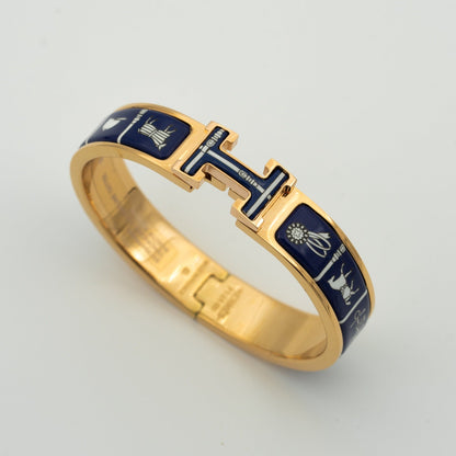 [LUXORA]H BRACELET BLUE CERAMIC
