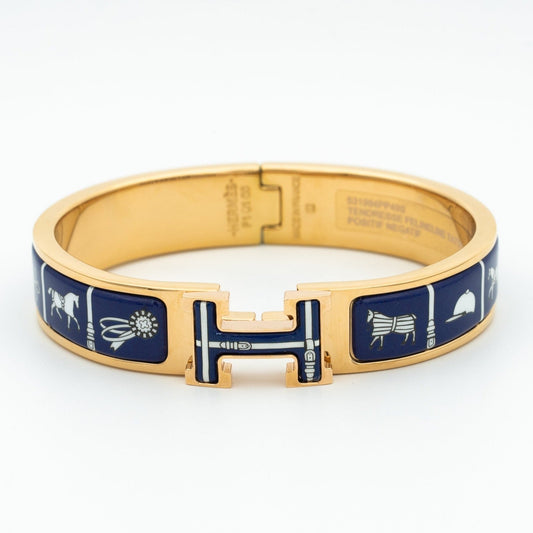 [LUXORA]H BRACELET BLUE CERAMIC