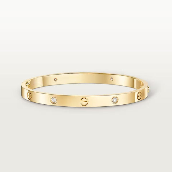 [⭐JeweliWhal]LOVE BRACELET 4.8MM 4 DIAMONDS