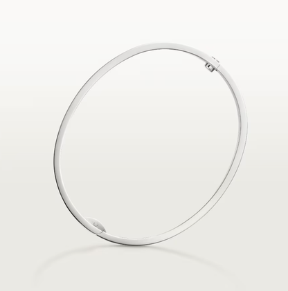 [LUXORA]NEW-LOVE-6.1MM-Width Diamond-Studded Bracelet