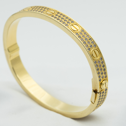 [LUXORA]LOVE BRACELET 6.1MM DIAMOND-PAVED