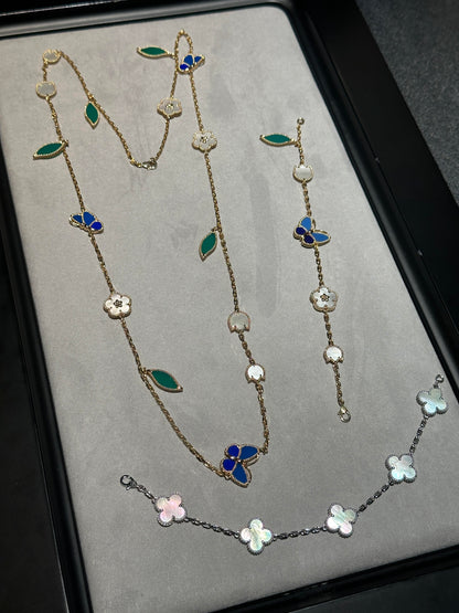 [LUXORA] 26 NEW CLOVER 15 MOTIFS LUCKY NECKLACE