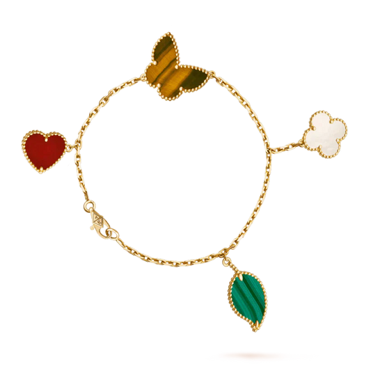 [LUXORA]LUCKY SPRING 5 MOTIV GOLDBESATZARMBAND