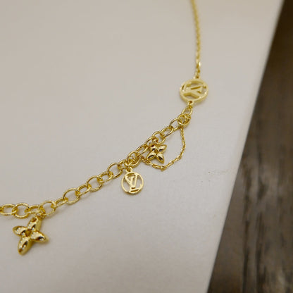 [LUXORA]BLOOMING SUPPLE NECKLACE BRASS
