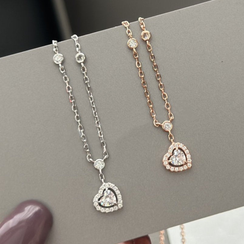[LUXORA]JOY HEART DIAMOND NECKLACE