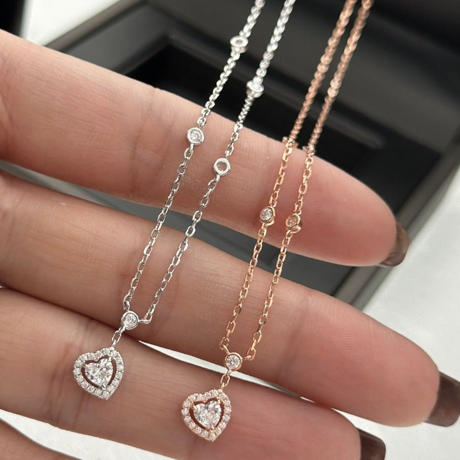 [LUXORA]JOY HEART DIAMOND NECKLACE