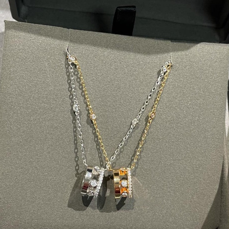 [LUXORA]CHAIN MOVE ROMANE PEDAND NECKLACE