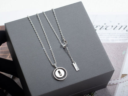 [LUXORA]Demo MOVE PM NECKLACE SILVER DIAMOND