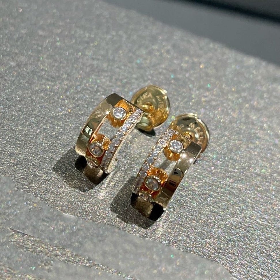 [LUXORA]MOVE ROMANE EARRINGS DIAMOND