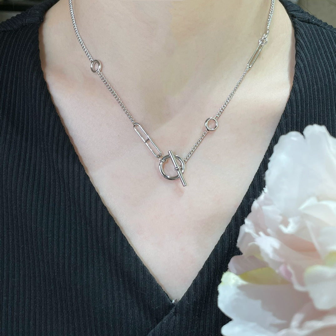 [LUXORA]HM STERLING CHAINE D'ANCRE HEART