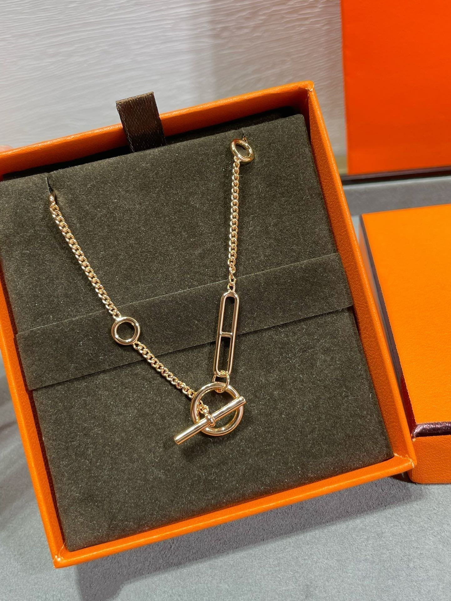 [LUXORA]HM STERLING CHAINE D'ANCRE HEART