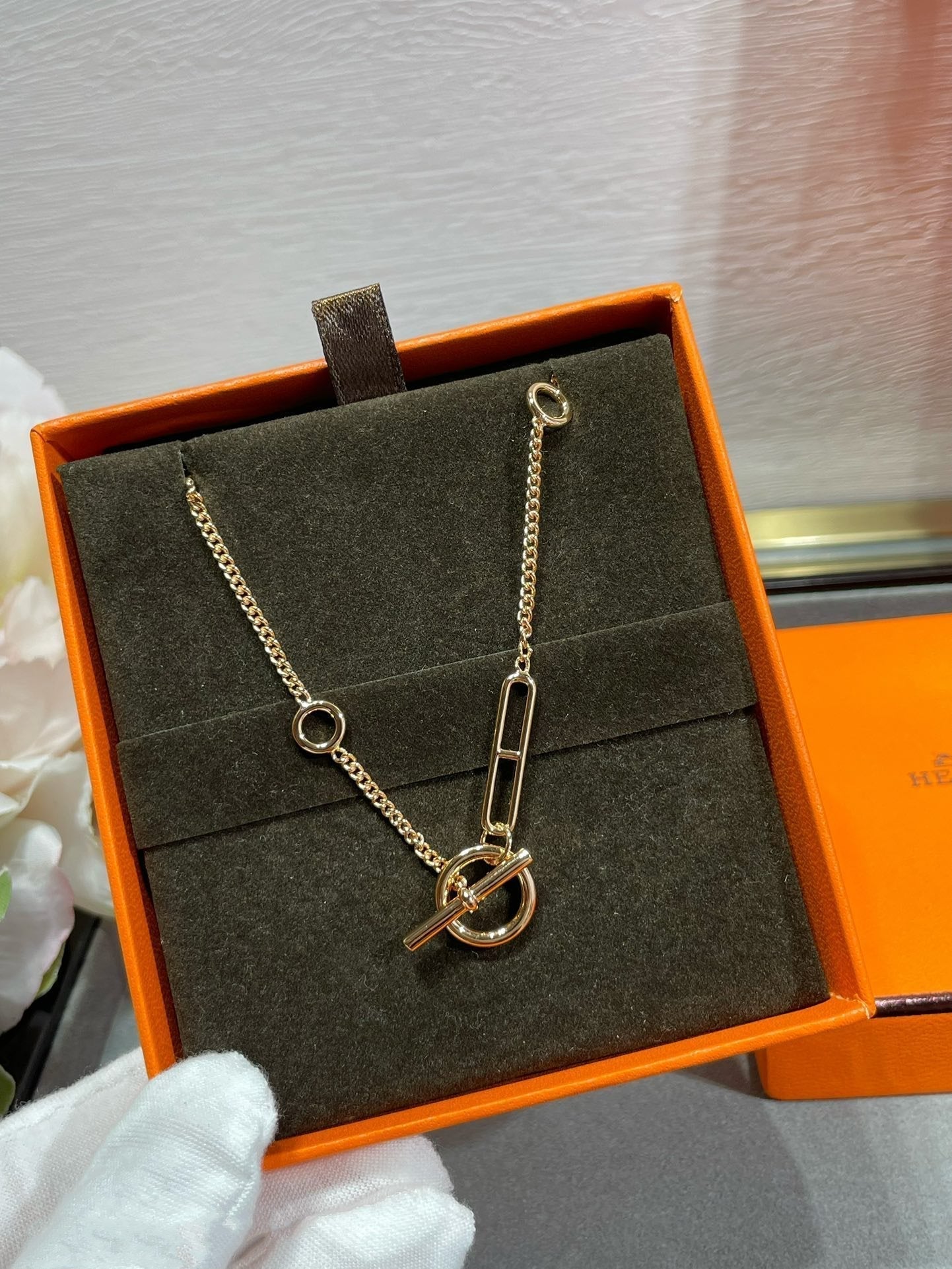 [LUXORA]HM STERLING CHAINE D'ANCRE HEART