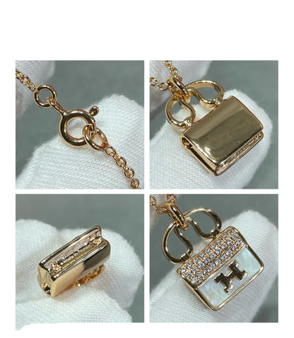 [LUXORA]H CIRCE MOISSANITE PENDANT NECKLACE GOLD