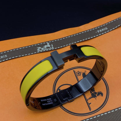 [LUXORA]CLIC HM SO BLACK YELLOW BRACELET