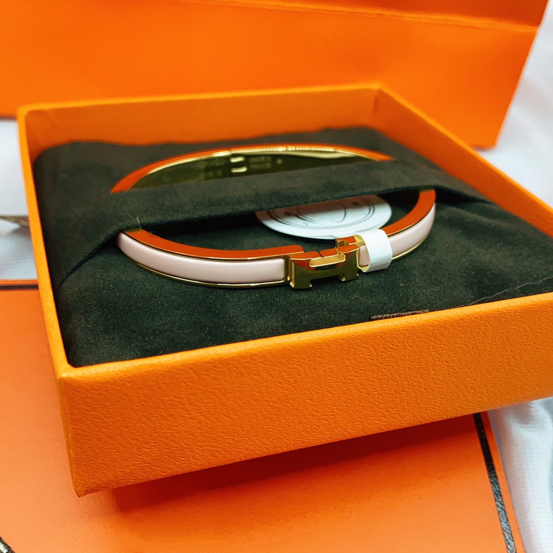 [LUXORA]CLASSIC HM CLIC  PINK 8MM ENAMEL BRACELET