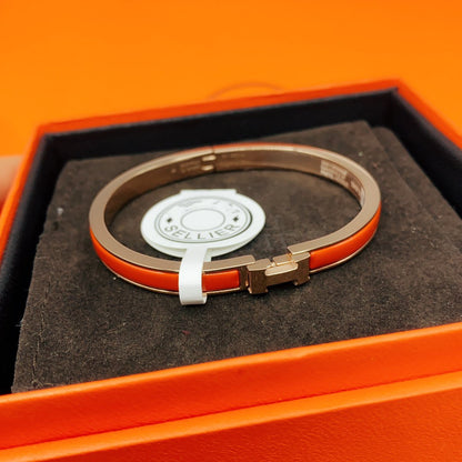 [LUXORA]CLASSIC HM CLIC RED 8MM ENAMEL BRACELET