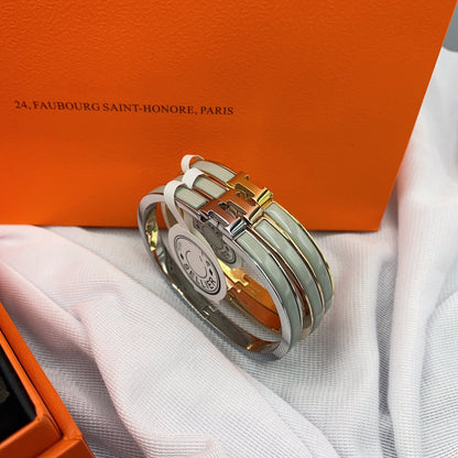 [LUXORA]CLASSIC HM CLIC GREEN 8MM ENAMEL BRACELET
